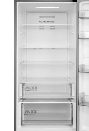 Холодильник с морозильником   Midea MDRB600MMF46 серебристый
