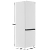 Холодильник с морозильником   Midea MDRB458FGF01IDM белый