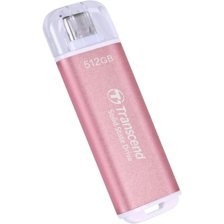 SSD Transcend ESD300 TS512GESD300P, 512ГБ, розовый