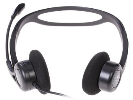Проводные наушники Logitech PC 960 черный