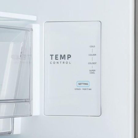 Холодильник с морозильником   Midea MDRB600MMF46 серебристый