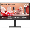 Монитор LG 27BA65QB-B.ARUZ черный