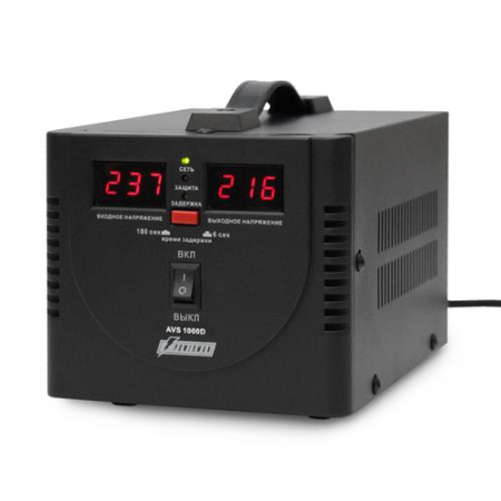 Стабилизатор напряжения Powerman AVS 1000D Black