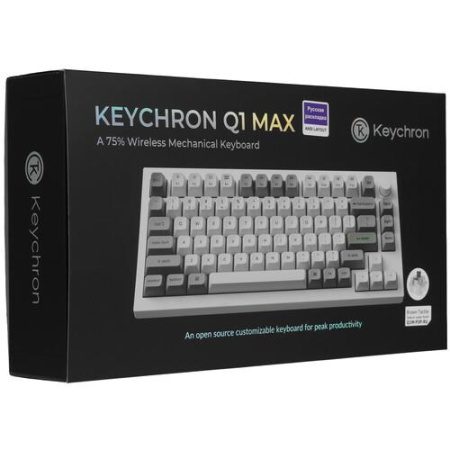 Клавиатура  проводная + беспроводная Keychron Q1 Max