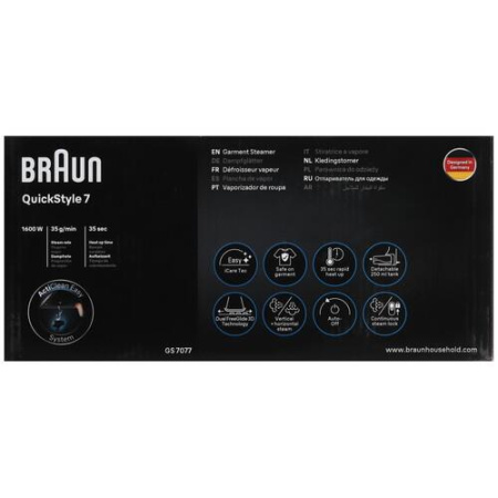 Отпариватель Braun GS7077BK черный