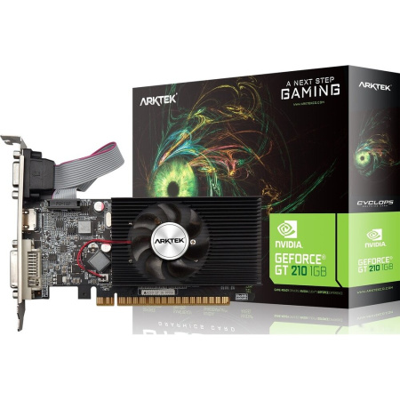 Видеокарта Arktek GT210 1Gb (AKN210D3S1GL1) DDR3