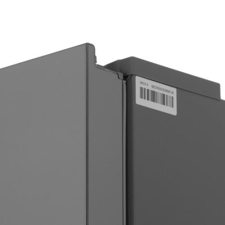 Холодильник с морозильником   Midea MDRB600MMF46 серебристый