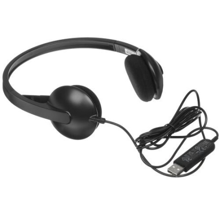 Проводные наушники Logitech H340  черный 2016