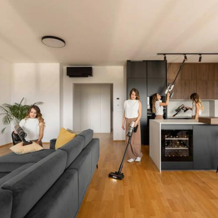 Вертикальный пылесос  Gorenje SVC259441NFGO  черный