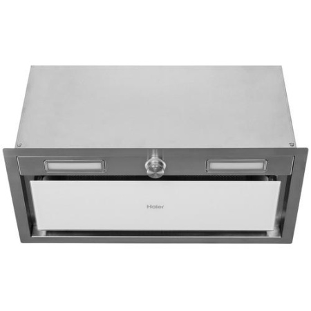 Вытяжка полновстраиваемая Haier HVX-BI664GWX серебристый/белый