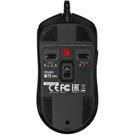 Мышь проводная A4Tech Bloody W72 Ultra  черный
