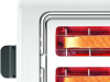 Тостер Bosch TAT3P421 белый/черный