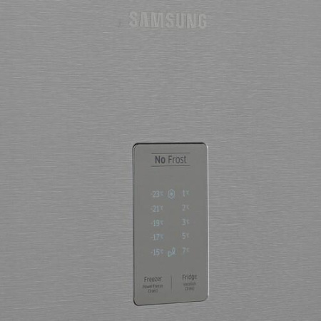 Холодильник с морозильником   Samsung RB33A3440SA серебристый