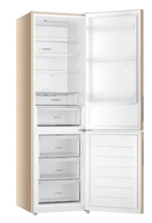 Холодильник с морозильником   Haier CEF538CGG золотистый