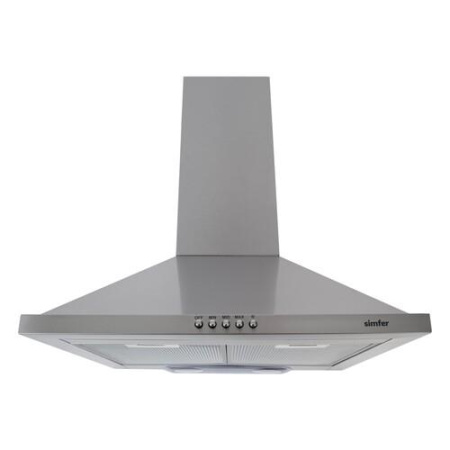 Вытяжка каминная Simfer 8562SM серебристый/серебристый