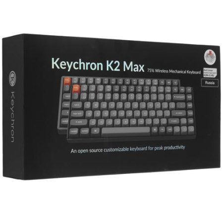 Клавиатура  проводная + беспроводная Keychron K2 Max