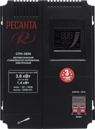 Стабилизатор напряжения Ресанта СПН-3600