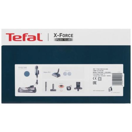 Вертикальный пылесос  Tefal Aqua TY9AC1WO  синий