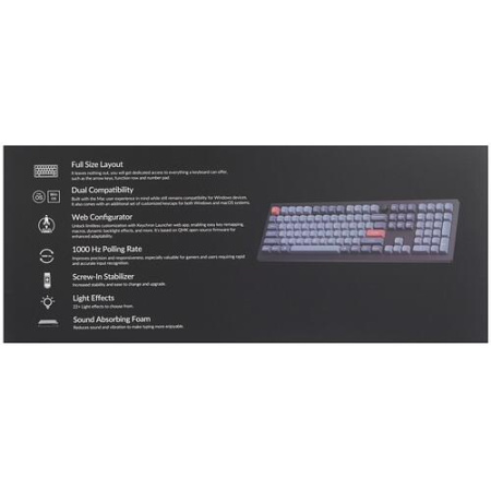 Клавиатура  проводная + беспроводная Keychron V6 Max