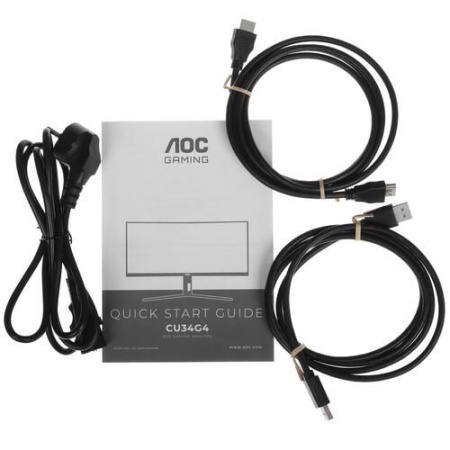 34" Монитор AOC CU34G4 черный