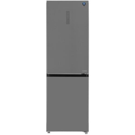 Холодильник с морозильником   Midea MDRB471MGF46O серебристый