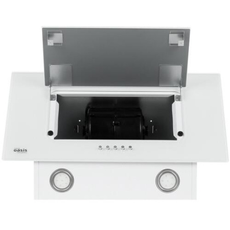 Вытяжка наклонная Oasis ND-60W белый/белый