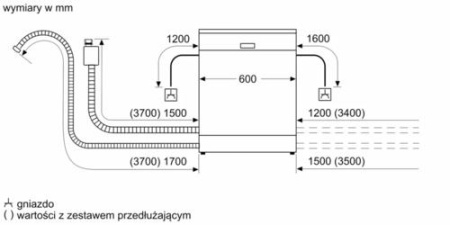 Встраиваемая посудомоечная машина Bosch SMV24AX04E