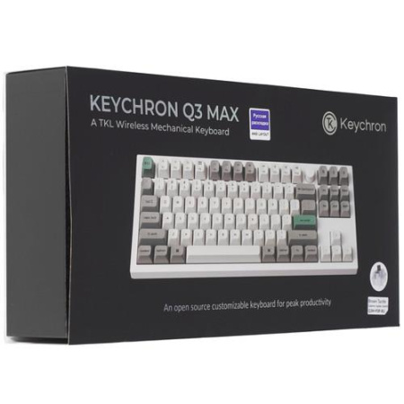 Клавиатура  проводная + беспроводная Keychron Q3 Max