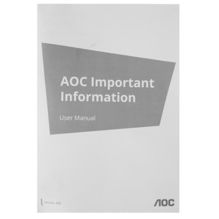 23.8" Монитор AOC 24G4XE черный