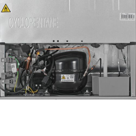 Холодильник с морозильником   Midea MDRB470MIE22OM черный