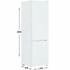Холодильник MAUNFELD MFF200NFW Inverter