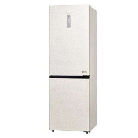 Холодильник с морозильником   Midea MDRB471MGF33O бежевый