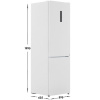 Холодильник с морозильником   Haier CEF538CWG белый