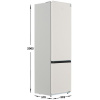 Холодильник с морозильником   Midea MDRB510FGF33IDM бежевый