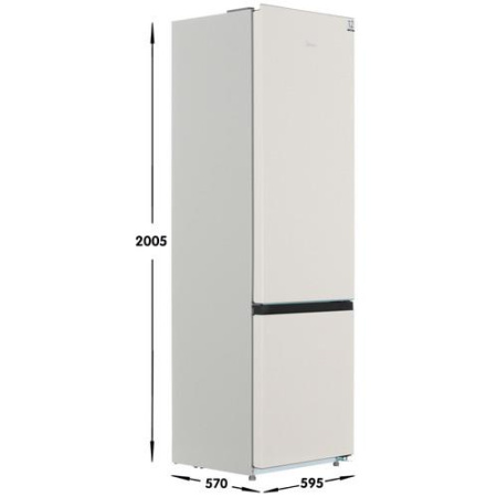 Холодильник с морозильником   Midea MDRB510FGF33IDM бежевый