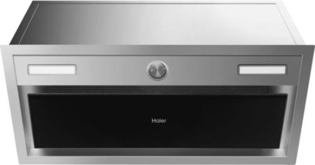 Вытяжка полновстраиваемая Haier HVX-BI664GBX серебристый/черный