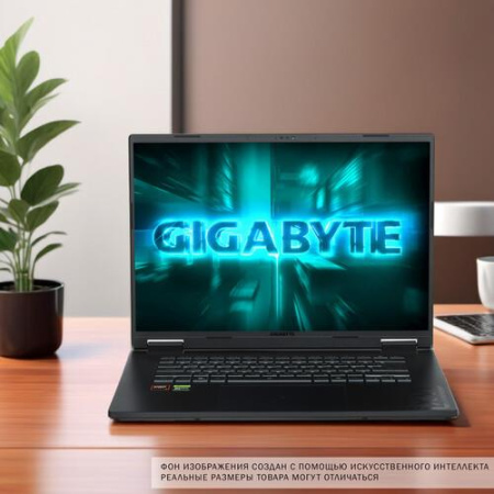 16" Ноутбук GIGABYTE GAMING A16 черный