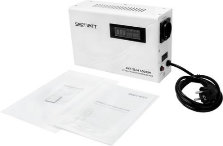 Стабилизатор напряжения SMARTWATT AVR SLIM 500RW