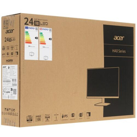 23.8" Монитор Acer HA240YAwi белый