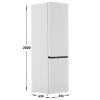 Холодильник с морозильником Beko B1RCSK402W белый