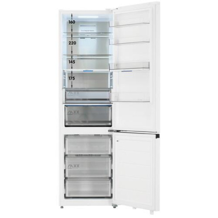 Холодильник с морозильником   Midea MDRB601MME01 белый