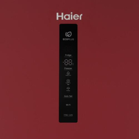 Холодильник с морозильником   Haier C2F636CRRGU1 красный