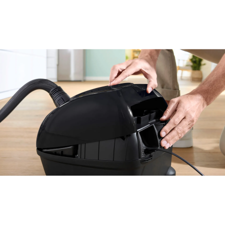 Пылесос Bosch BGL38GOLD черный/золотистый