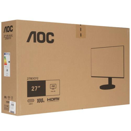 27" Монитор AOC 27B3CF2 черный