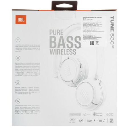 Беспроводные наушники JBL Tune 530BT  белый 2025
