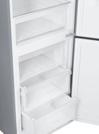 Холодильник с морозильником   Haier CEF537ASG серебристый