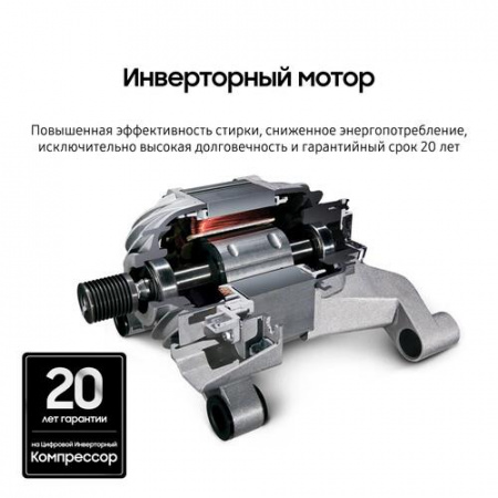 Стиральная машина Samsung WW60AG4S00CELP белый